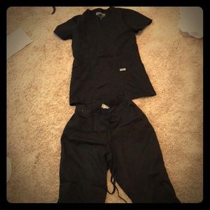 Black greys anatomy scrubs